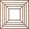 Ekena Millwork Raven Wood Fretwork Pierced Ceiling Medallion, Walnut, 32"OD x 11 3/4"ID x 3/8"T CMWP32X32X0375RAWA - alternate 3